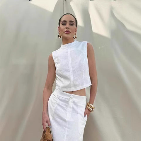 White Summer Two-Piece Set