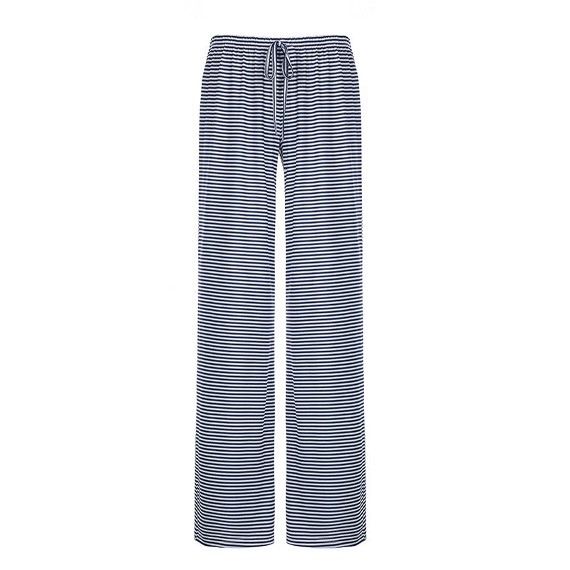 Casual Lace Up Home Wide-leg Pants