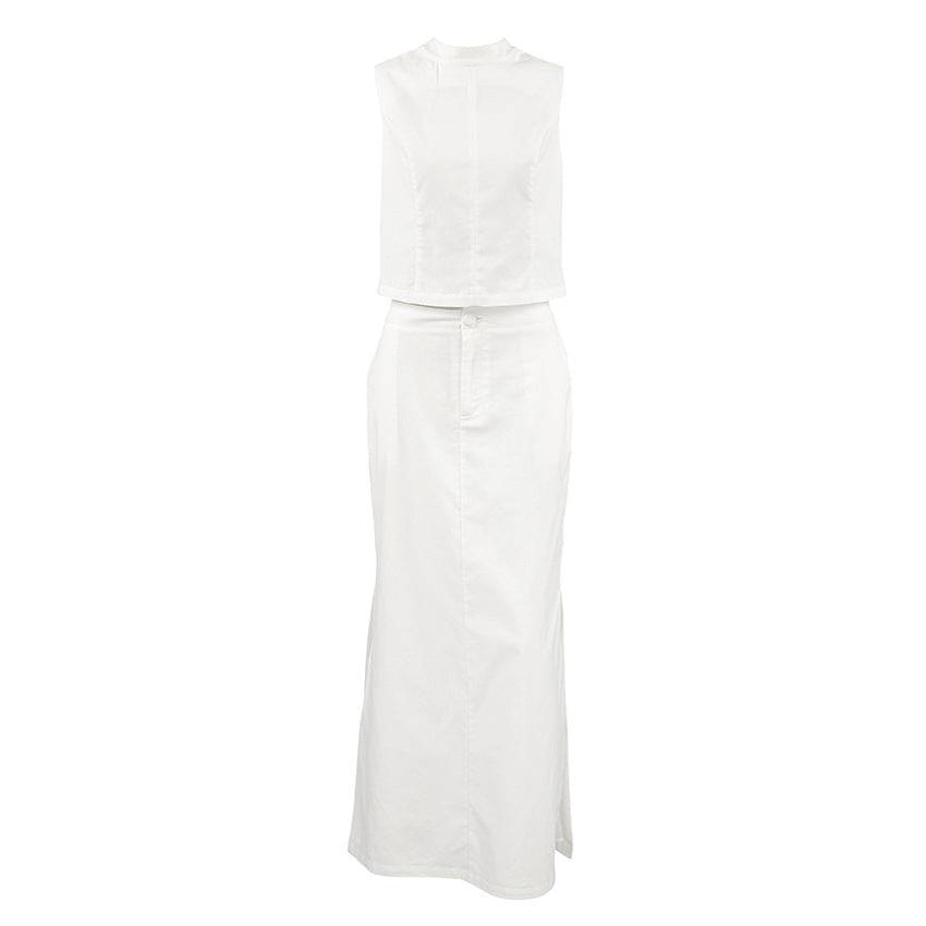 White Summer Two-Piece Set