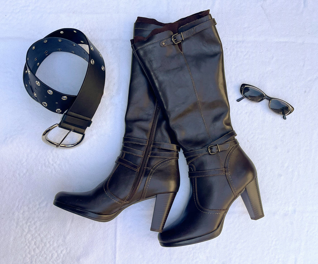 Sleek Brown Leather Boots