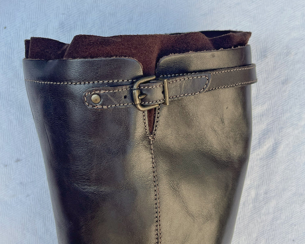 Sleek Brown Leather Boots