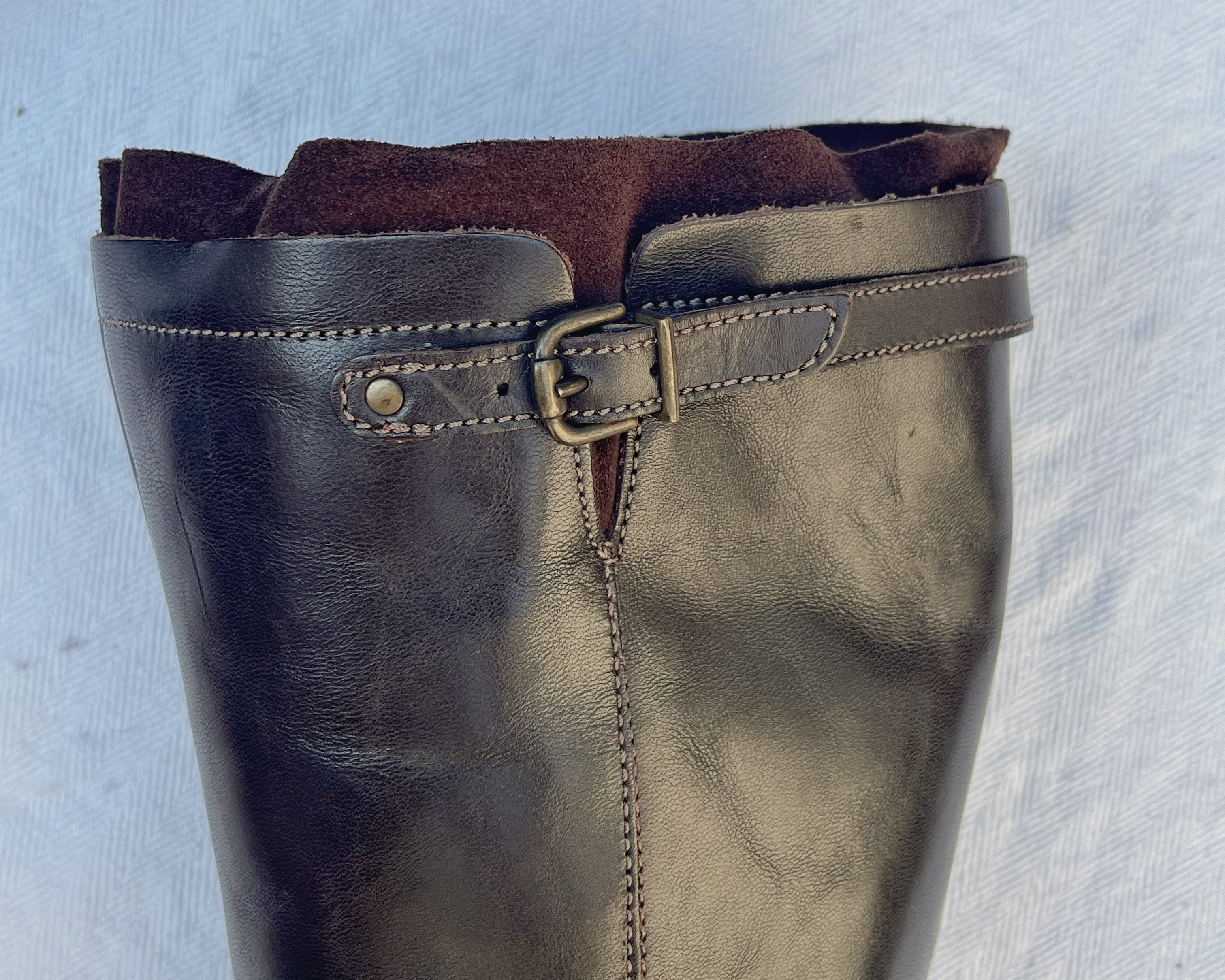 Sleek Brown Leather Boots